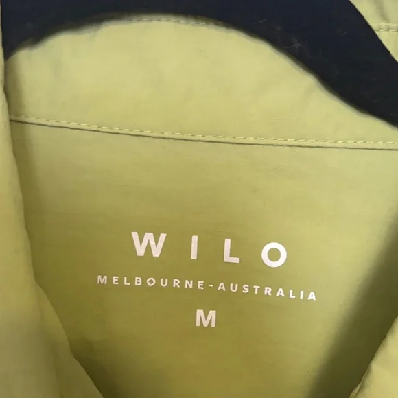 Wilo The Label Rare Women's Olive Green Windbreaker Jacket - Picture 2 of 9